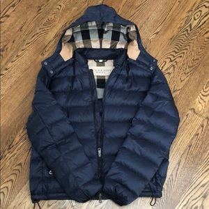 burberry brit down jacket